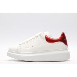 AMQ oversized sneakers with red heel