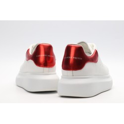 AMQ oversized sneakers with red heel