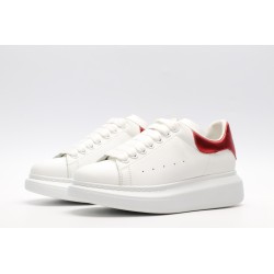 AMQ oversized sneakers with red heel