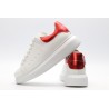 AMQ oversized sneakers with red heel