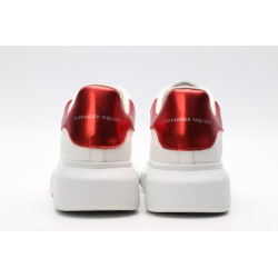 AMQ oversized sneakers with red heel