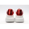 AMQ oversized sneakers with red heel