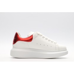 AMQ oversized sneakers with red heel