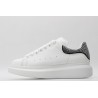 AMQ White &amp; Black Studded Oversized Sneakers