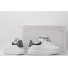 AMQ White &amp; Black Studded Oversized Sneakers