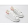 AMQ White &amp; Rose Studded Oversized Sneakers