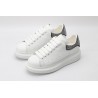 AMQ White &amp; Black Studded Oversized Sneakers