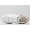 AMQ White &amp; Rose Studded Oversized Sneakers