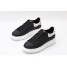 AMQ Black Studded Logo Oversized Sneakers