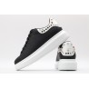 AMQ Black Studded Logo Oversized Sneakers