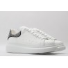 AMQ White &amp; Black Studded Oversized Sneakers