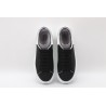 AMQ oversized black sneakers with white heel