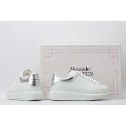 AMQ oversized sneakers with siL*Ver heel