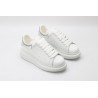 AMQ oversized sneakers with siL*Ver heel