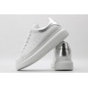 AMQ oversized sneakers with siL*Ver heel