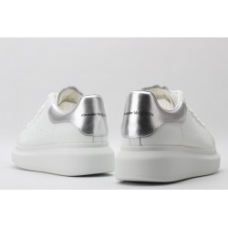 AMQ oversized sneakers with siL*Ver heel