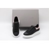 AMQ oversized black sneakers with rose heel