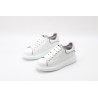 AMQ oversized white sneakers