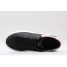 AMQ oversized black sneakers with rose heel