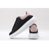 AMQ oversized black sneakers with rose heel