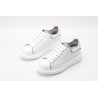 AMQ oversized white sneakers