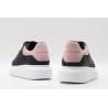 AMQ oversized black sneakers with rose heel