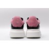 AMQ oversized black sneakers with rose heel