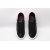 AMQ oversized black sneakers with rose heel