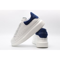 AMQ white&amp;blue oversized sneakers