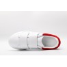 AMQ white&amp;red oversized sneakers