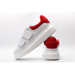 AMQ white&amp;red oversized sneakers