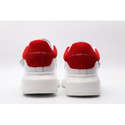 AMQ white&amp;red oversized sneakers