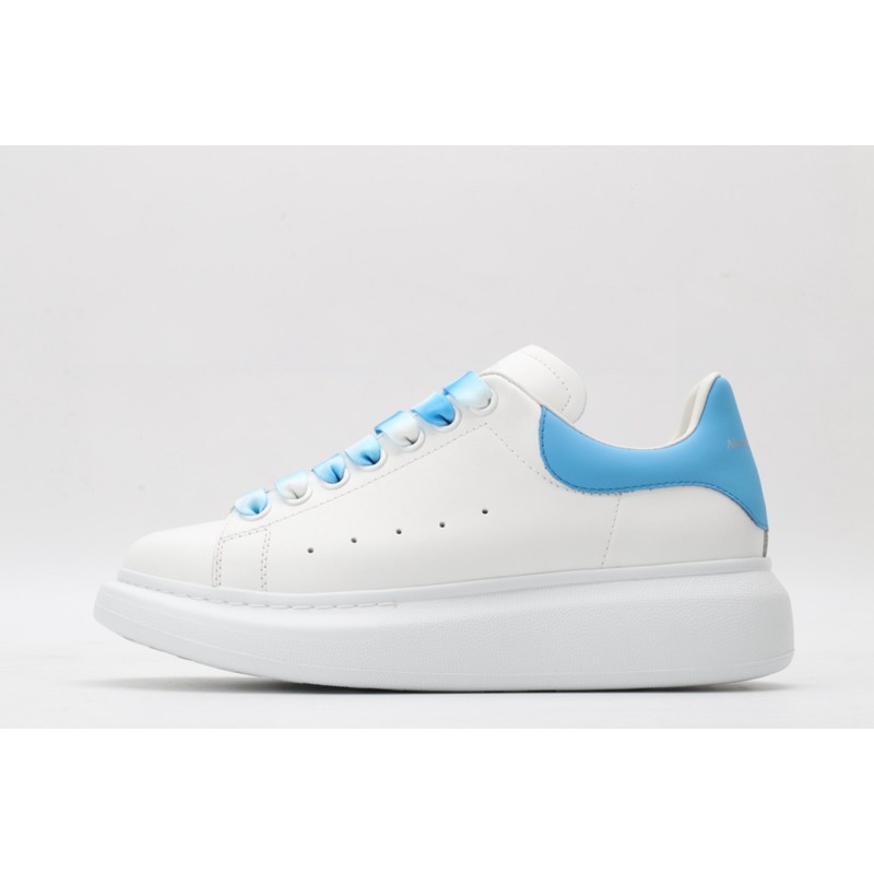 AMQ white&amp;sky blue oversized sneakers