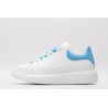 AMQ white&amp;sky blue oversized sneakers