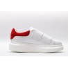 AMQ white&amp;red oversized sneakers