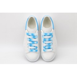 AMQ white&amp;sky blue oversized sneakers