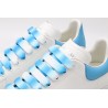 AMQ white&amp;sky blue oversized sneakers