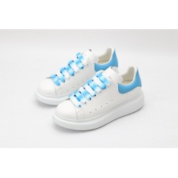 AMQ white&amp;sky blue oversized sneakers