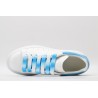 AMQ white&amp;sky blue oversized sneakers