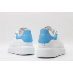 AMQ white&amp;sky blue oversized sneakers