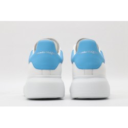 AMQ white&amp;sky blue oversized sneakers