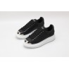 AMQ black oversized sneakers