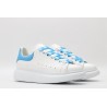 AMQ white&amp;sky blue oversized sneakers