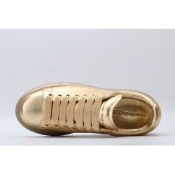 AMQ Gold oversized sneakers