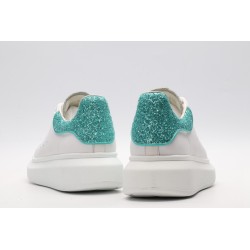 AMQ oversized sneakers with blue heel