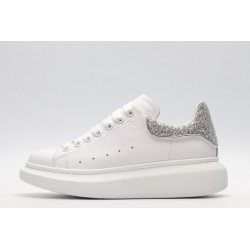 AMQ oversized sneakers with siL*Ver heel