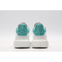 AMQ oversized sneakers with blue heel