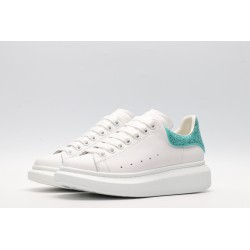 AMQ oversized sneakers with blue heel