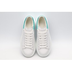 AMQ oversized sneakers with blue heel