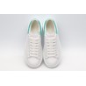 AMQ oversized sneakers with blue heel